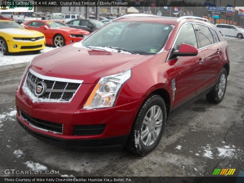 Crystal Red Tintcoat / Ebony/Titanium 2011 Cadillac SRX 4 V6 AWD