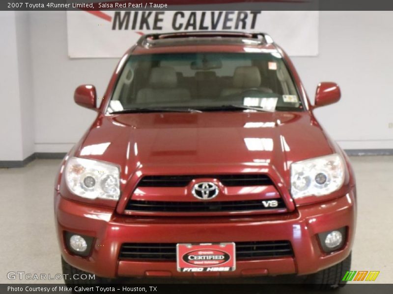 Salsa Red Pearl / Taupe 2007 Toyota 4Runner Limited