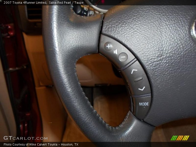 Salsa Red Pearl / Taupe 2007 Toyota 4Runner Limited