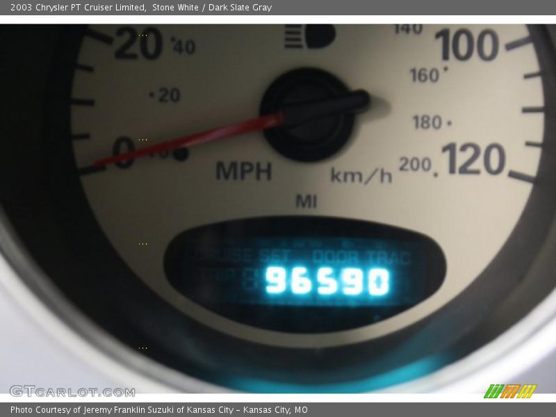 Stone White / Dark Slate Gray 2003 Chrysler PT Cruiser Limited