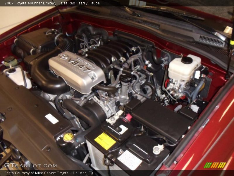  2007 4Runner Limited Engine - 4.7 Liter DOHC 32-Valve VVT-i V8