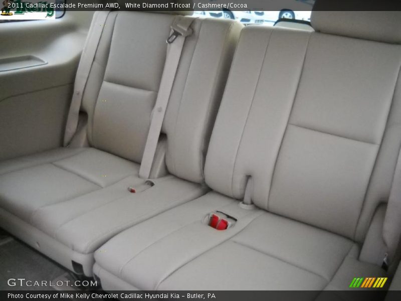 White Diamond Tricoat / Cashmere/Cocoa 2011 Cadillac Escalade Premium AWD
