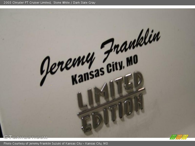 Stone White / Dark Slate Gray 2003 Chrysler PT Cruiser Limited