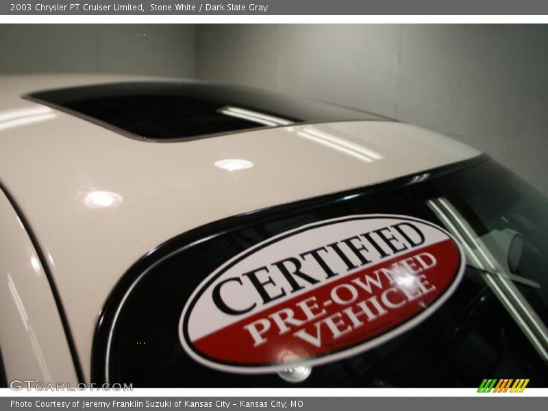 Stone White / Dark Slate Gray 2003 Chrysler PT Cruiser Limited