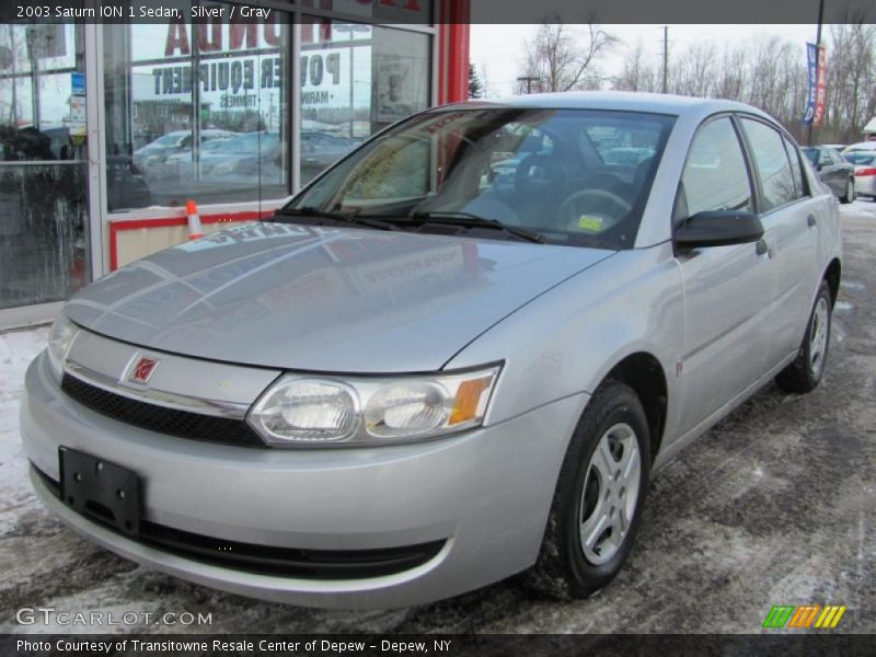Silver / Gray 2003 Saturn ION 1 Sedan