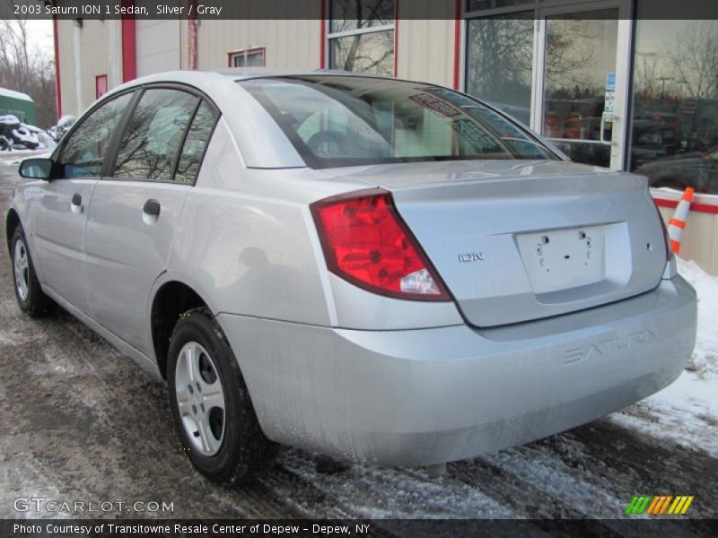 Silver / Gray 2003 Saturn ION 1 Sedan