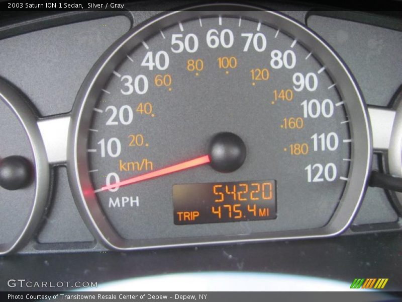 Silver / Gray 2003 Saturn ION 1 Sedan