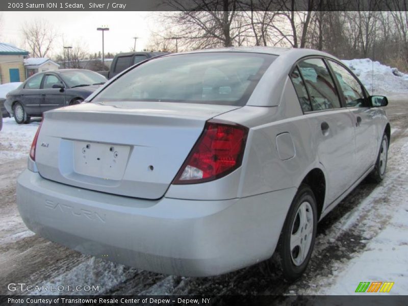 Silver / Gray 2003 Saturn ION 1 Sedan
