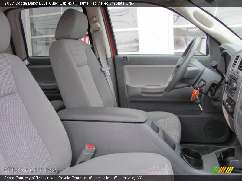  2007 Dakota SLT Quad Cab 4x4 Medium Slate Gray Interior