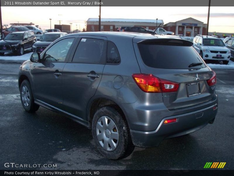Mercury Gray / Black 2011 Mitsubishi Outlander Sport ES
