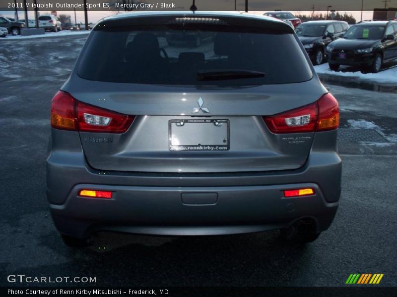 Mercury Gray / Black 2011 Mitsubishi Outlander Sport ES