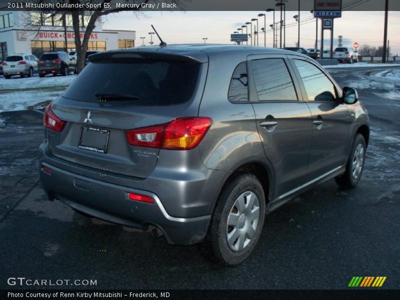 Mercury Gray / Black 2011 Mitsubishi Outlander Sport ES