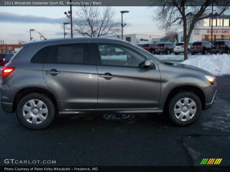 Mercury Gray / Black 2011 Mitsubishi Outlander Sport ES