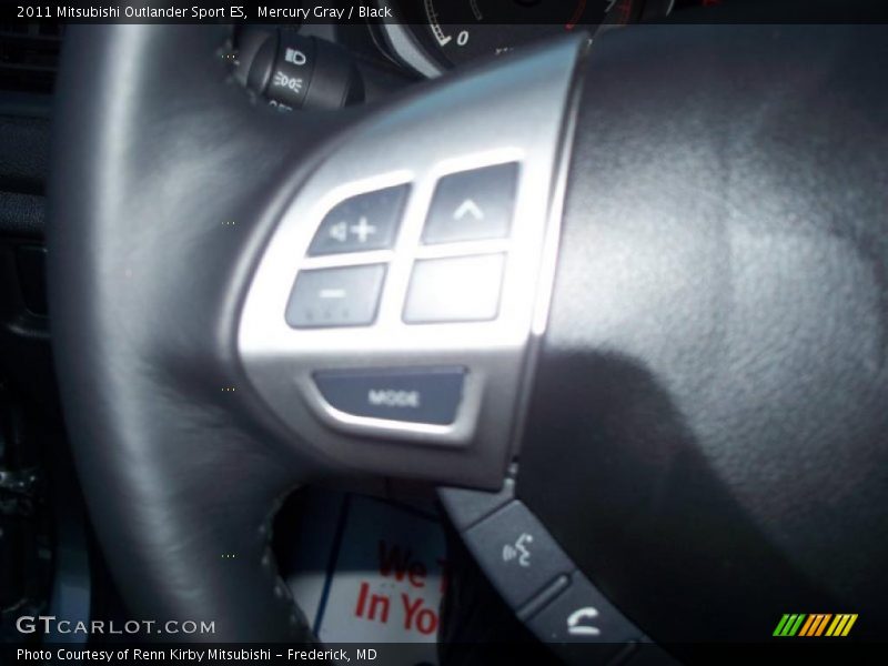 Mercury Gray / Black 2011 Mitsubishi Outlander Sport ES