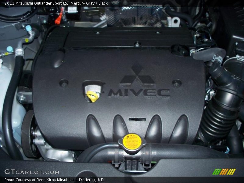 Mercury Gray / Black 2011 Mitsubishi Outlander Sport ES