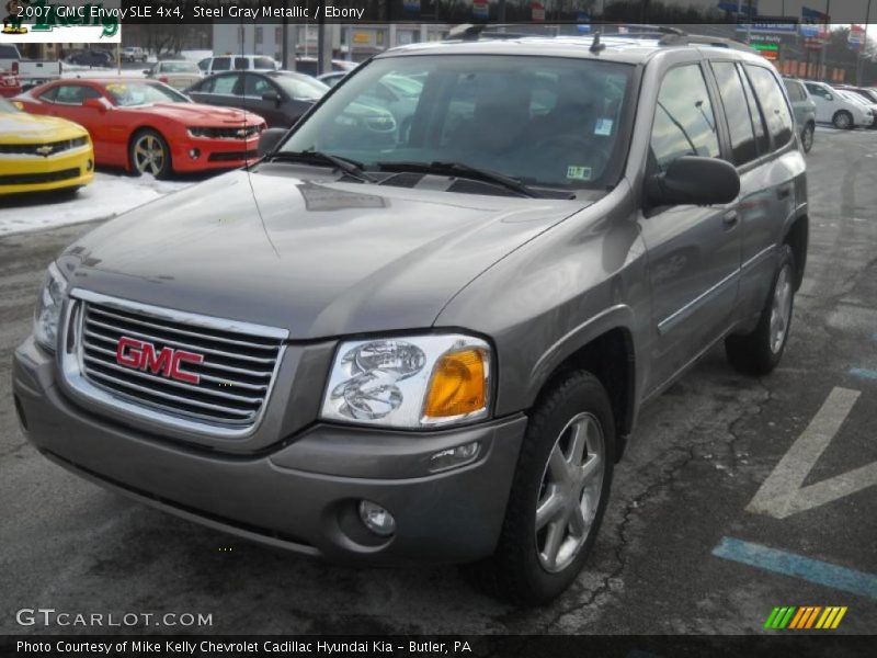 Steel Gray Metallic / Ebony 2007 GMC Envoy SLE 4x4