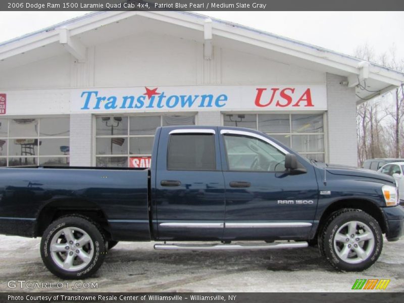 Patriot Blue Pearl / Medium Slate Gray 2006 Dodge Ram 1500 Laramie Quad Cab 4x4