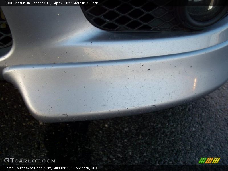 Apex Silver Metallic / Black 2008 Mitsubishi Lancer GTS