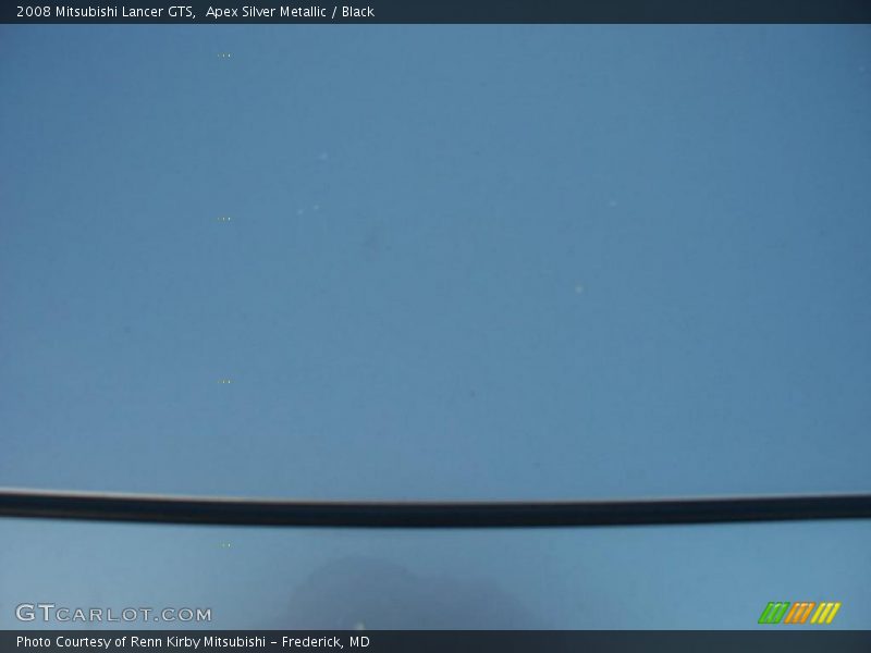 Apex Silver Metallic / Black 2008 Mitsubishi Lancer GTS