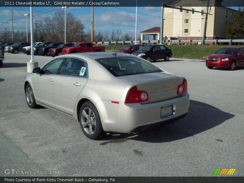Gold Mist Metallic / Cocoa/Cashmere 2011 Chevrolet Malibu LT