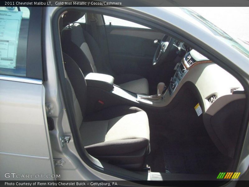 Gold Mist Metallic / Cocoa/Cashmere 2011 Chevrolet Malibu LT