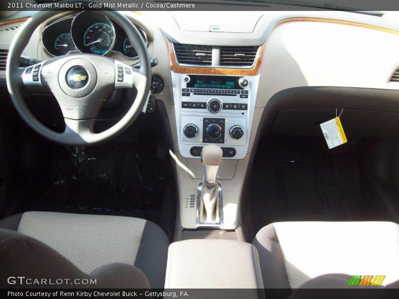 Gold Mist Metallic / Cocoa/Cashmere 2011 Chevrolet Malibu LT