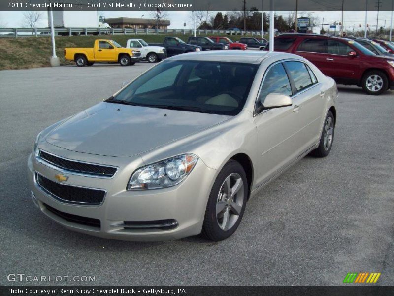 Gold Mist Metallic / Cocoa/Cashmere 2011 Chevrolet Malibu LT