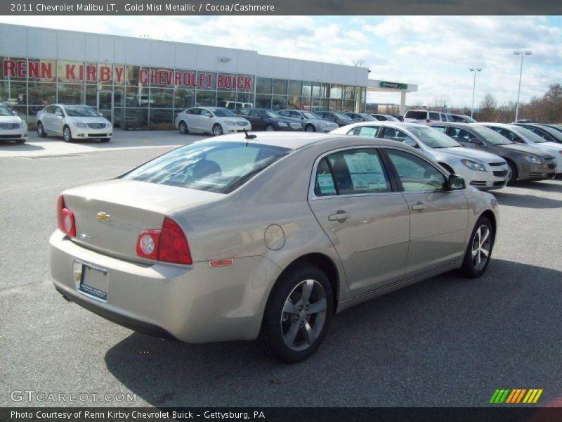 Gold Mist Metallic / Cocoa/Cashmere 2011 Chevrolet Malibu LT