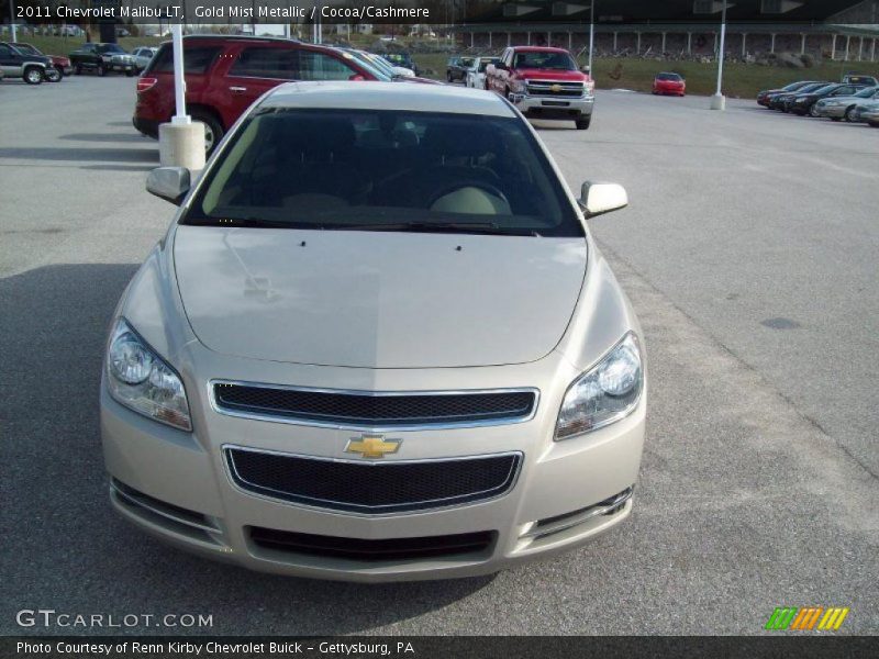 Gold Mist Metallic / Cocoa/Cashmere 2011 Chevrolet Malibu LT