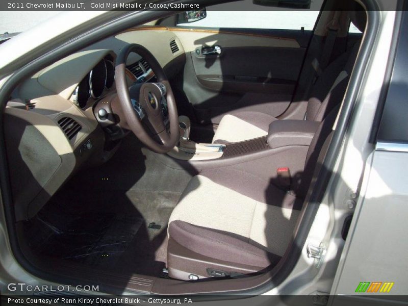 Gold Mist Metallic / Cocoa/Cashmere 2011 Chevrolet Malibu LT