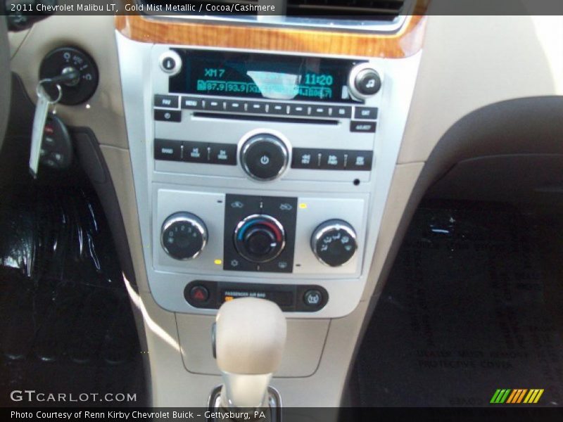 Gold Mist Metallic / Cocoa/Cashmere 2011 Chevrolet Malibu LT