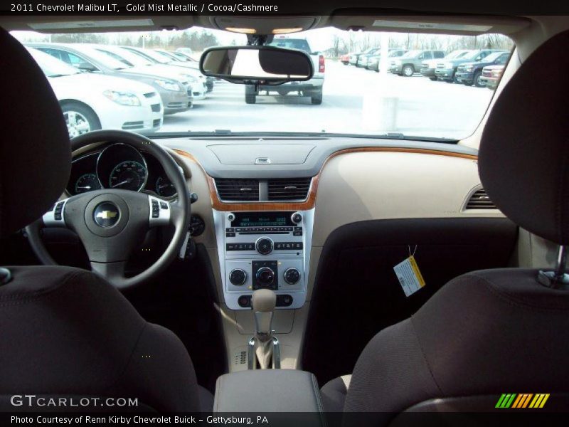 Gold Mist Metallic / Cocoa/Cashmere 2011 Chevrolet Malibu LT