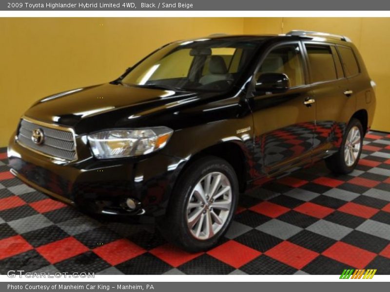 Black / Sand Beige 2009 Toyota Highlander Hybrid Limited 4WD