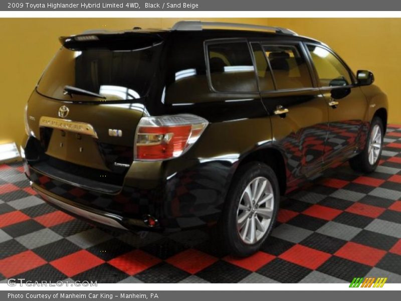 Black / Sand Beige 2009 Toyota Highlander Hybrid Limited 4WD
