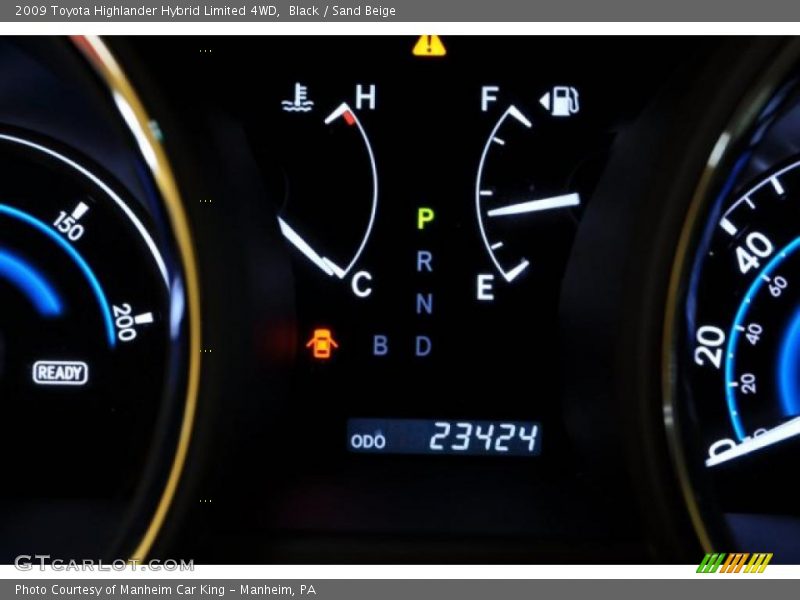 Black / Sand Beige 2009 Toyota Highlander Hybrid Limited 4WD