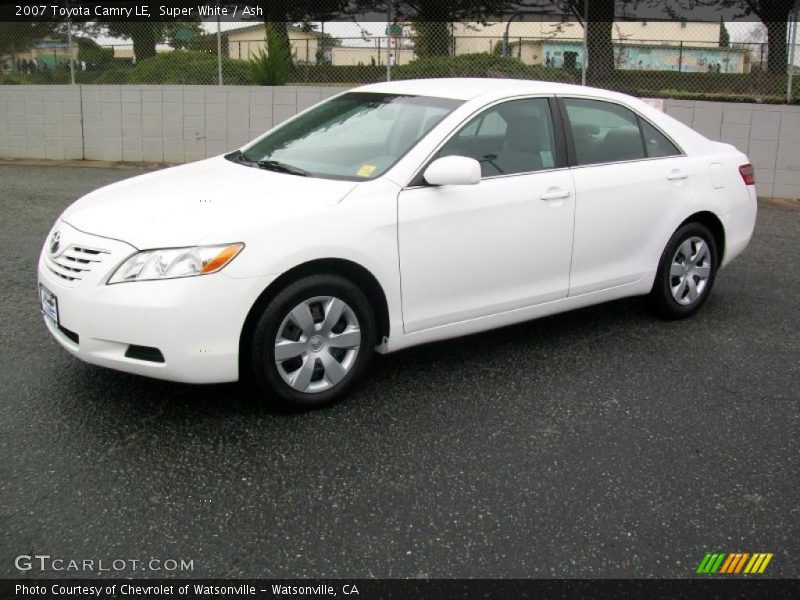 Super White / Ash 2007 Toyota Camry LE