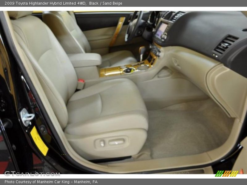 Black / Sand Beige 2009 Toyota Highlander Hybrid Limited 4WD