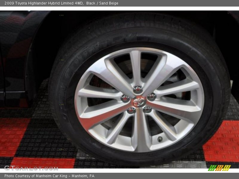 Black / Sand Beige 2009 Toyota Highlander Hybrid Limited 4WD