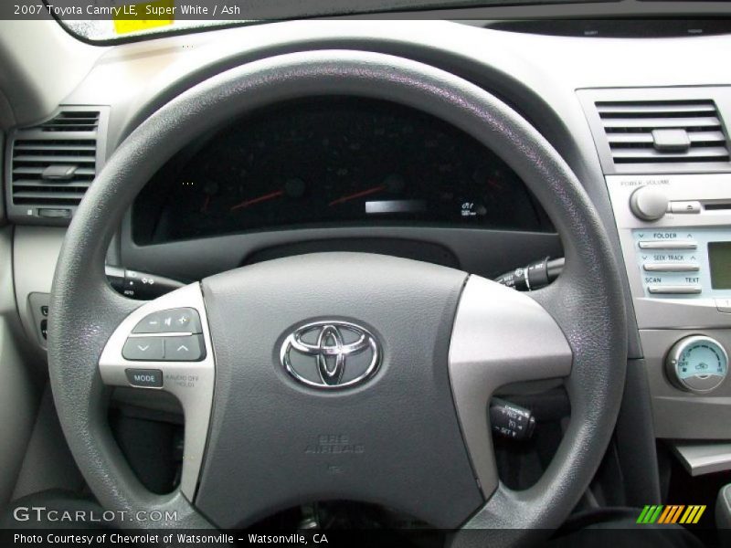 Super White / Ash 2007 Toyota Camry LE