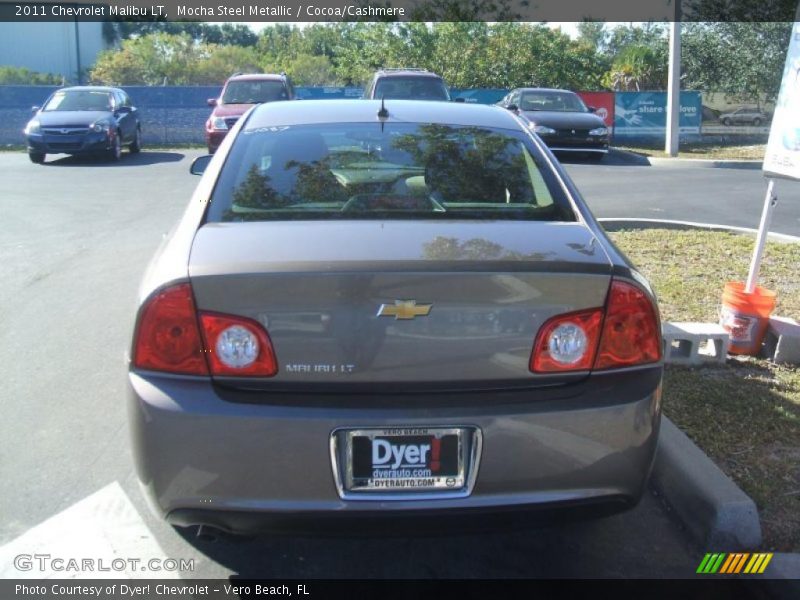 Mocha Steel Metallic / Cocoa/Cashmere 2011 Chevrolet Malibu LT
