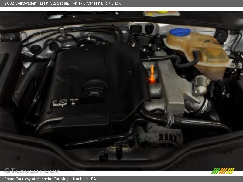 Reflex Silver Metallic / Black 2002 Volkswagen Passat GLS Sedan