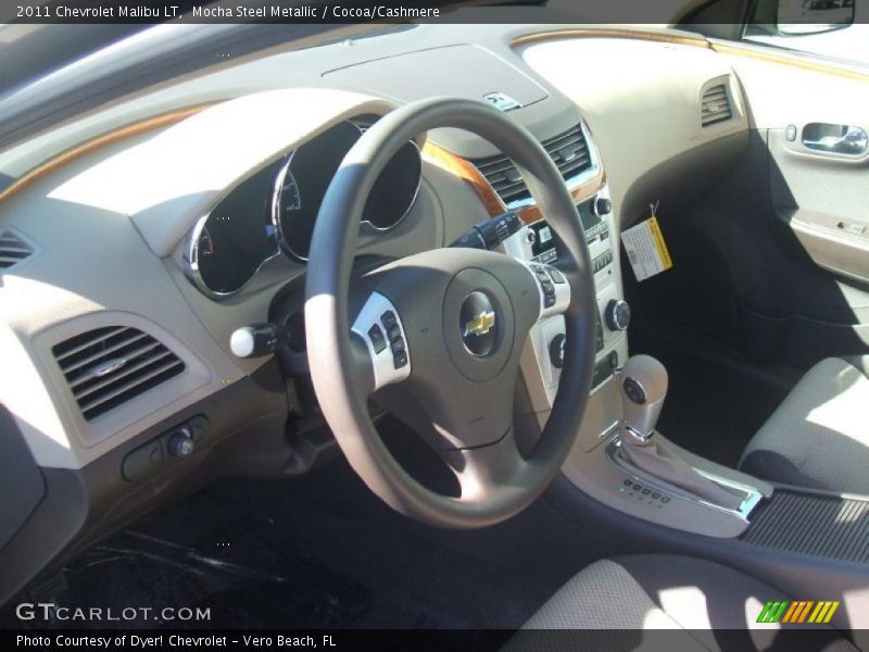 Mocha Steel Metallic / Cocoa/Cashmere 2011 Chevrolet Malibu LT