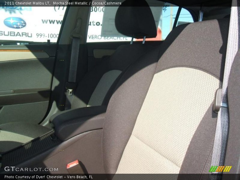 Mocha Steel Metallic / Cocoa/Cashmere 2011 Chevrolet Malibu LT