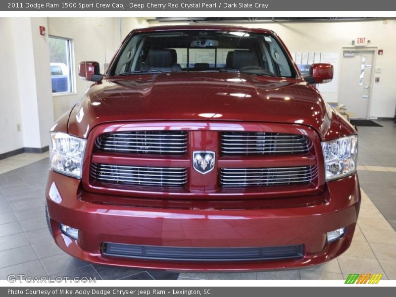 Deep Cherry Red Crystal Pearl / Dark Slate Gray 2011 Dodge Ram 1500 Sport Crew Cab