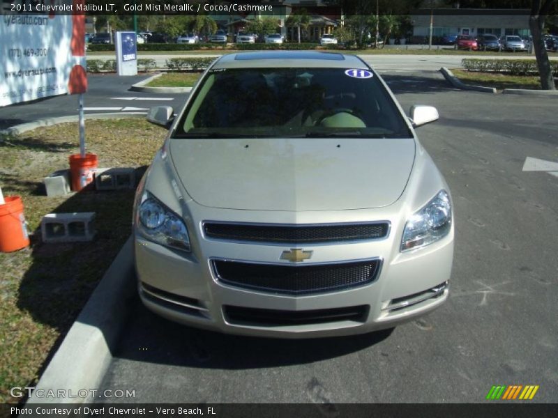 Gold Mist Metallic / Cocoa/Cashmere 2011 Chevrolet Malibu LT