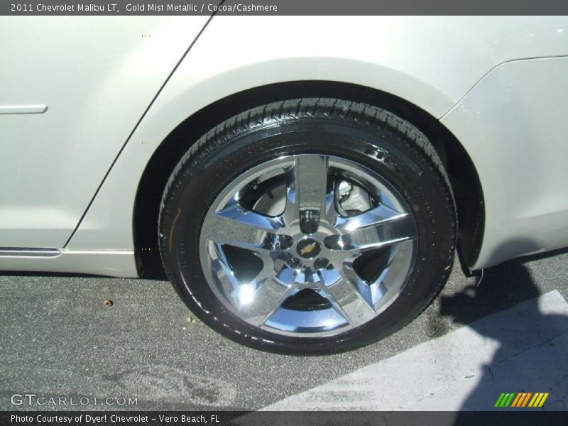 Gold Mist Metallic / Cocoa/Cashmere 2011 Chevrolet Malibu LT