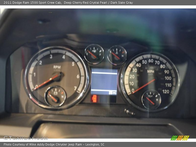 Deep Cherry Red Crystal Pearl / Dark Slate Gray 2011 Dodge Ram 1500 Sport Crew Cab