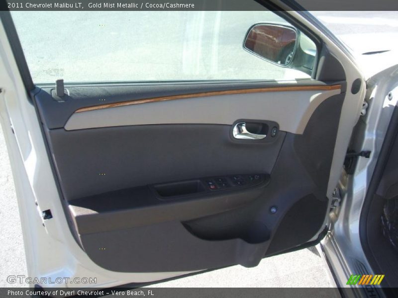Gold Mist Metallic / Cocoa/Cashmere 2011 Chevrolet Malibu LT
