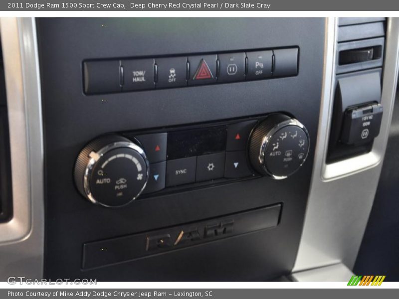 Deep Cherry Red Crystal Pearl / Dark Slate Gray 2011 Dodge Ram 1500 Sport Crew Cab