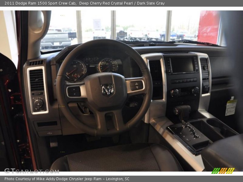 Deep Cherry Red Crystal Pearl / Dark Slate Gray 2011 Dodge Ram 1500 Sport Crew Cab